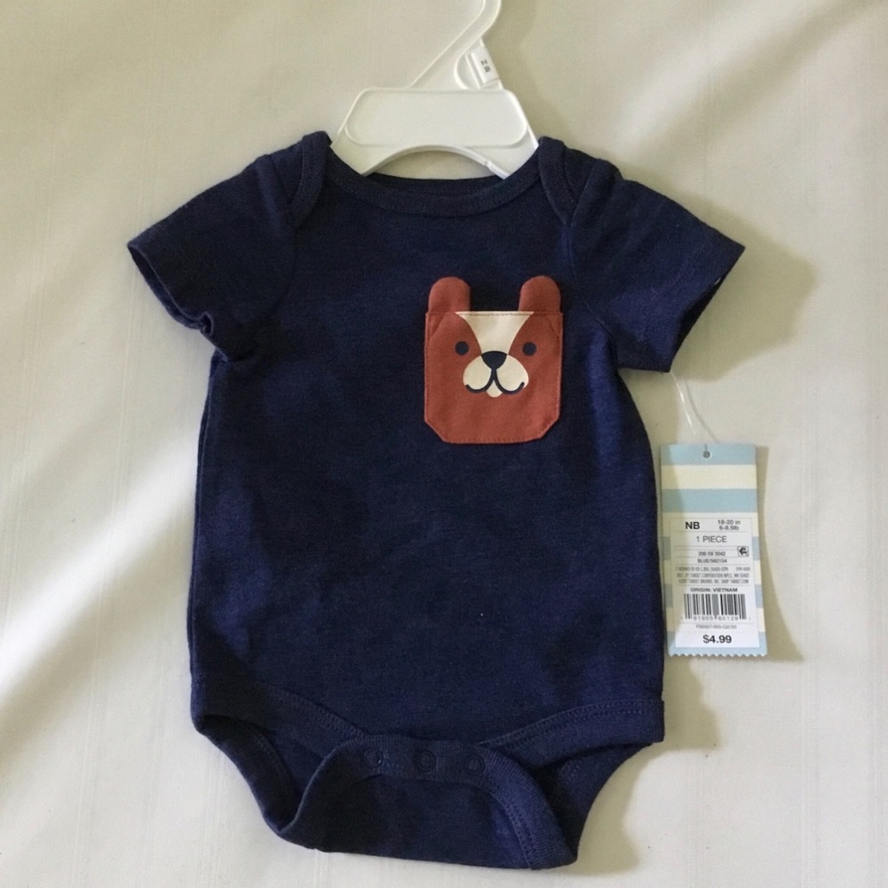 Cat & Jack newborn onesie NWT